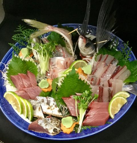 Assorted sashimi D