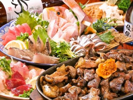 새의 마을 [연회] 코스 4850엔→주말도 4500엔! 음료 무제한 3시간→평일(공휴일 제외)은 시간 무제한♪