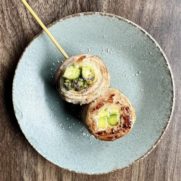 野菜をもっと美味しく「野菜巻串」