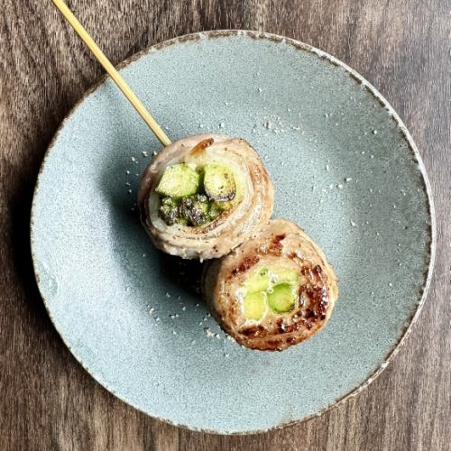 野菜をもっと美味しく「野菜巻串」