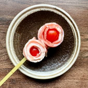 プチトマト巻き串