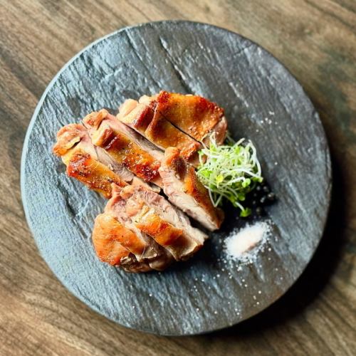 北海道新得地鶏もも半身焼き