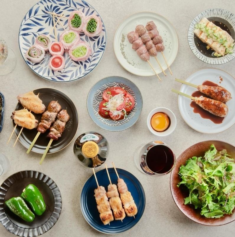 30種からセレクト出来るワインやレモンサワーとお楽しみください