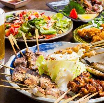 [Great Value! All-you-can-eat and drink from 170 different dishes!] Chicken skin skewers / Yakitori / Chicken wings / Chicken Nanban... 170 dishes total, 3,500 yen → 2,500 yen