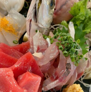 本日の鮮魚のお刺身