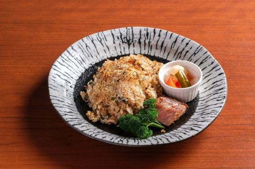 蒜蓉魷魚飯