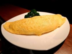 Truffle and Parmesan Cheese Risotto-Style Omelette Rice