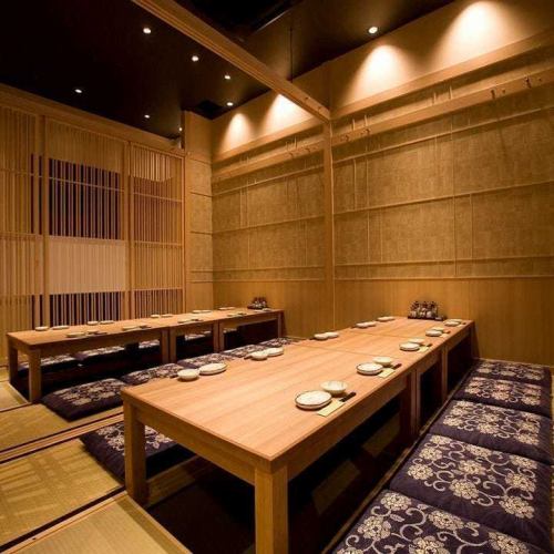 Popular horigotatsu tatami room