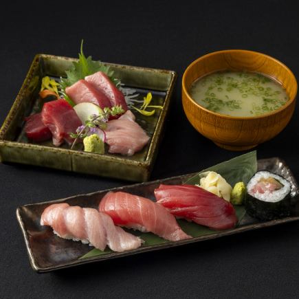 【生本まぐろ祭り期間限定】生本まぐろ堪能セット(刺身盛り・寿司盛り等)