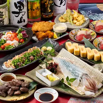 冬季盛宴【Sazanka】:新鲜鱿鱼、牛腩排、鸡肉鞑靼和安康鱼(含120分钟畅饮)