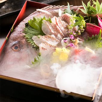 【歓送迎期間限定】　『豪華特選コース』￥5,500円⇒￥4,500円　2.5ｈ飲み放題付 8品