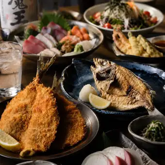 【期間限定】『特選コース』￥5,500円⇒￥4,500円　2.5ｈ飲み放題付　8品