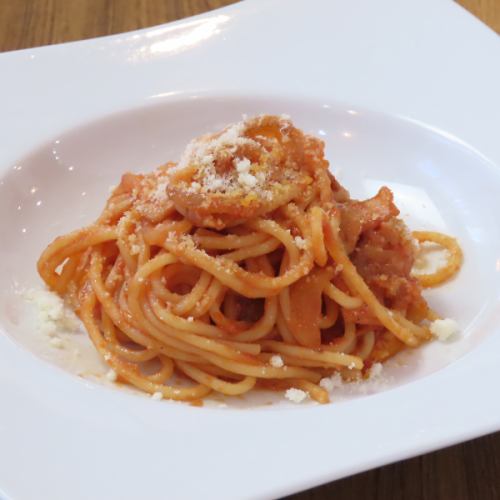 Today's pasta (with salad)