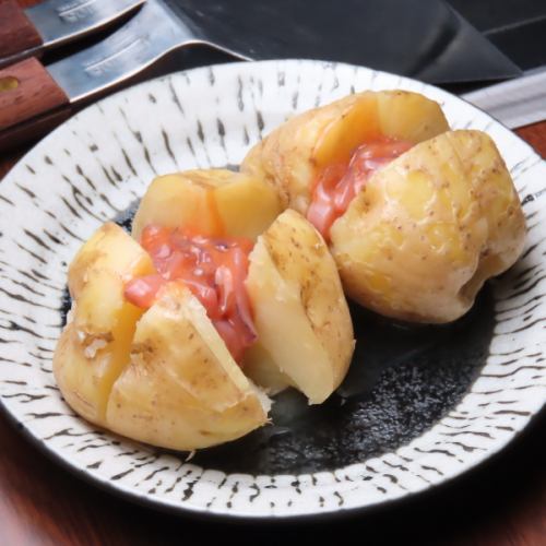 塩辛じゃがバター