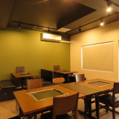 少人数から貸切までゆったりとお楽しみいただけます◎