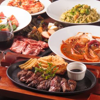 [3 hours all-you-can-drink included] A wide variety of popular dishes♪ Premium course ~ Perfect for year-end/New Year parties, welcoming/farewell parties!!