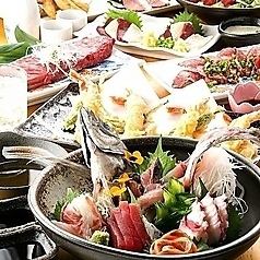 漁港直送！鮮魚のお造りを存分にお愉しみいただけます。