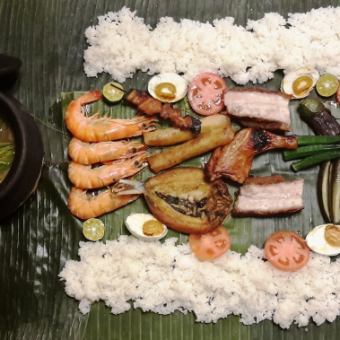 [Boodle set for 3 to 5 people] Reservation required