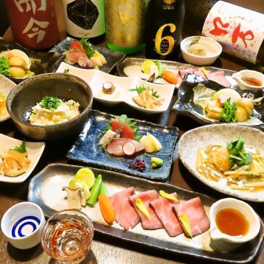 From June 1st, we will be offering a "Summer Refreshing Course" with 2 hours of spring sake pairing and all-you-can-drink for just 8,000 yen with a coupon!