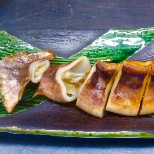 肝入りイカ丸干し