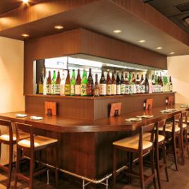[Counter seats that can be used by one or two people casually] You can feel free to use it for drinking saku after work at Ueno or Okachimachi Station.It is recommended for those who want to be relaxed as a couple or a couple ♪ Please enjoy the proud sake and fresh seafood and vegetables.