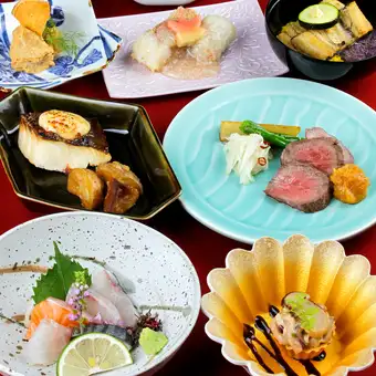 ◇July & August Limited Offer◇ Anniversary Celebration Kaiseki Course◇ Matsu Course [9 dishes total] + 110 minutes all-you-can-drink Regular price 8500 yen ⇒ 7000 yen (tax included)