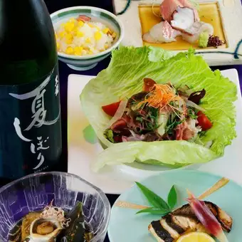 ◇July & August Limited Offer◇ Anniversary Celebration Kaiseki Course: Bamboo Course (8 dishes) + 110-minute all-you-can-drink. Regular price 6500 yen ⇒ 5000 yen (tax included)