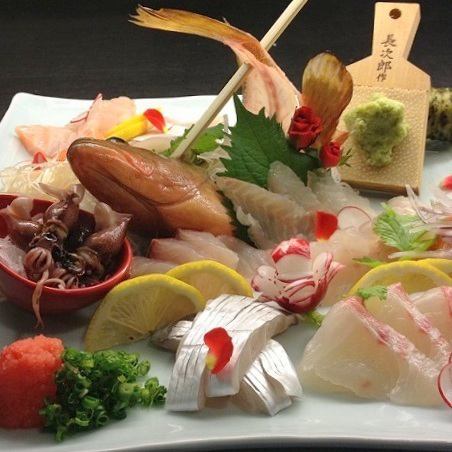 [Sashimi of fresh fresh fish directly from Tasaki Market]