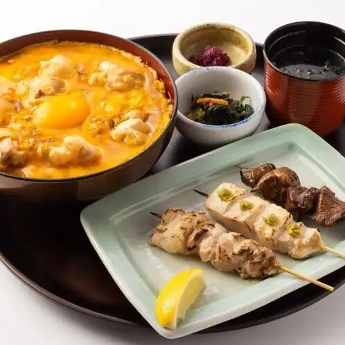 名古屋コーチン親子丼焼き鳥御膳