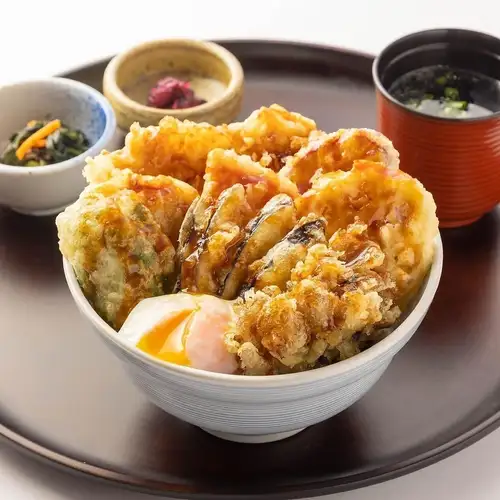 鶏たま天丼