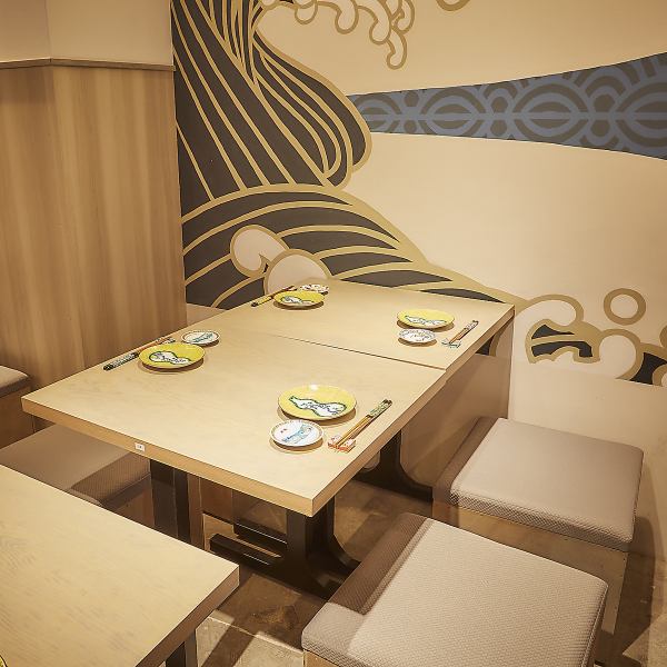 【瓦町駅徒歩5分!!】少人数~団体様までご利用可能なお席を完備しております!お仲間との飲み会や会社宴会、接待、デートや女子会など、プライベートからビジネスシーンまで幅広いニーズにお応えいたします。