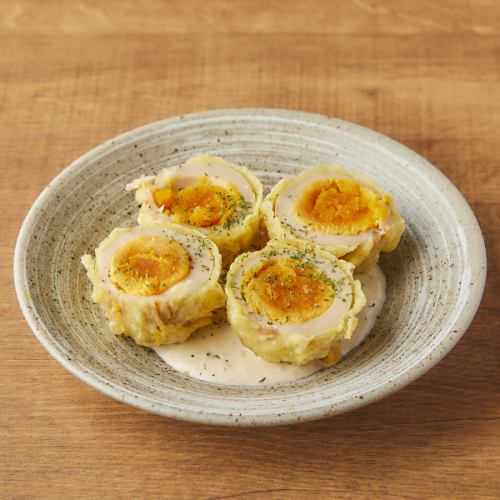 とろーり煮卵タルタル天