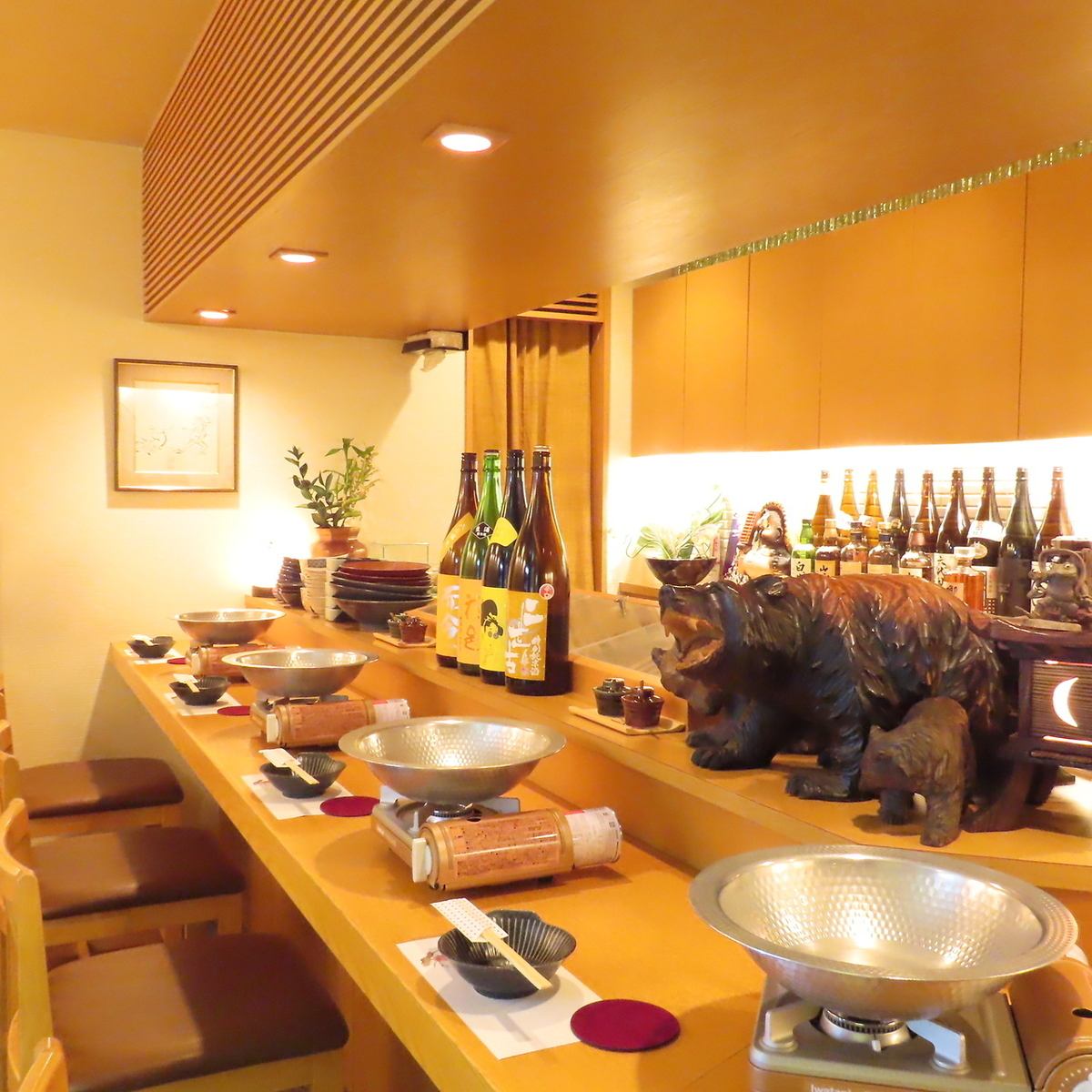 特別な日を当店自慢のお料理とカウンター席でお過ごしください。