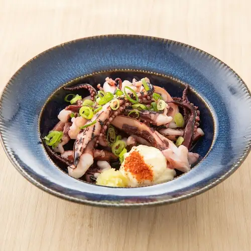 Grilled squid tentacles
