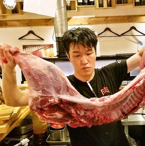 肉のスペシャリスト！猟師さんがお店でさばく★