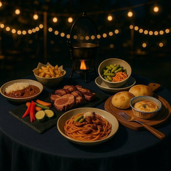 【アルコール飲み放題付き】6月～9月限定！～Nightビアガーデンプラン～ 全7品 5500円(税込)