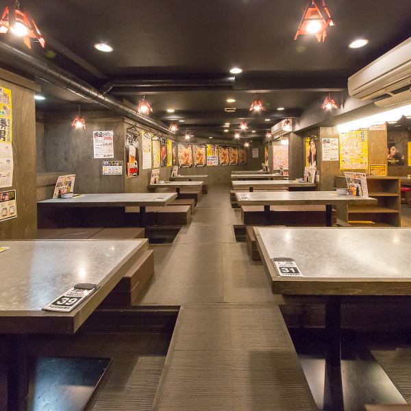 [Horigotatsu◆] This is a seat where you can take off your shoes and relax.Multiple tables can be used depending on the number of people, making it suitable for large parties.Perfect for seasonal events such as drinking parties with friends, girls' nights out, and year-end parties.
