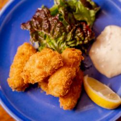 Deep fried oysters