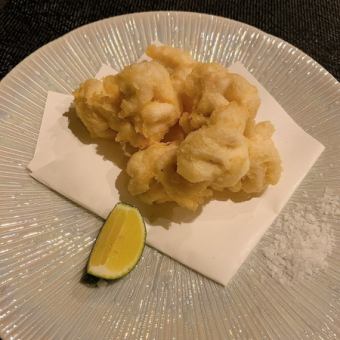 北海道産真鱈白子のフリット