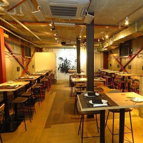 着席で68名様/立食で100名様までご利用可能！