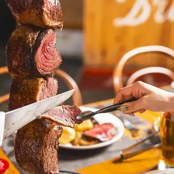 ★贅沢昼飲みプラン★15種類のシュラスコ食べ放題&アルコール飲み放題120分5665円→5000円！