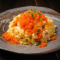 Fried rice with flying fish roe