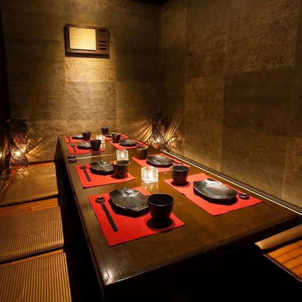 Kyonotsuki is one minute away from Shin-Yokohama Station, and can accommodate any number of people in private rooms! With large, medium, and small private rooms, it can accommodate a variety of occasions! A Japanese-style private room that will make you forget the hustle and bustle of the city.It will heal your daily fatigue.