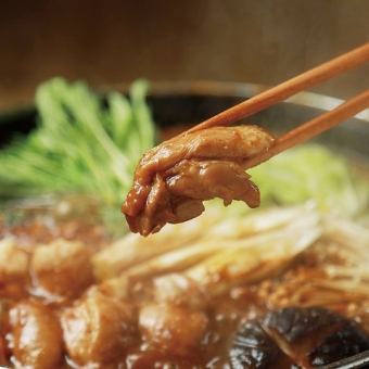 鶏の味噌鍋