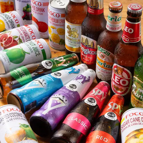 タイビール&ドリンク豊富