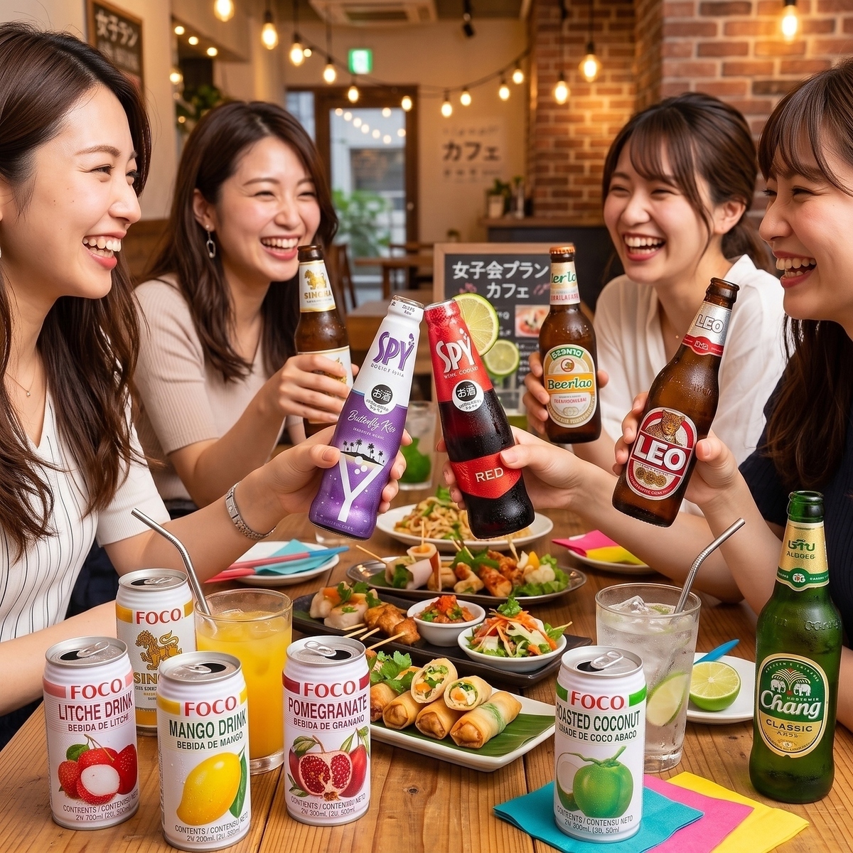 女子会やサク飲みに!ハーブ香る本格タイ料理を気軽に満喫