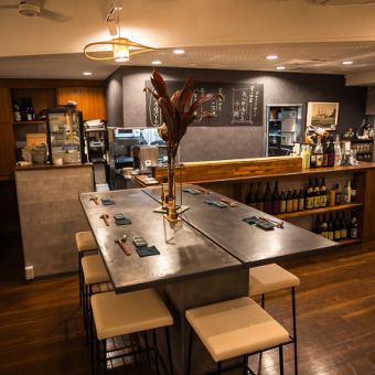 カウンター席です。