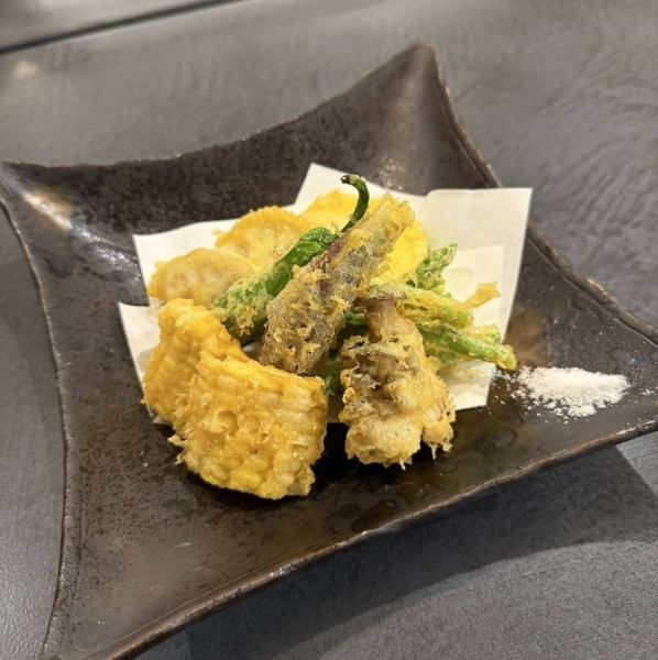 野菜の天ぷら盛合わせ