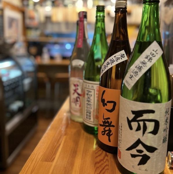 【日本酒集合】料理の味を一層と引き立てる日本酒は厳選されたラインナップでご提供!