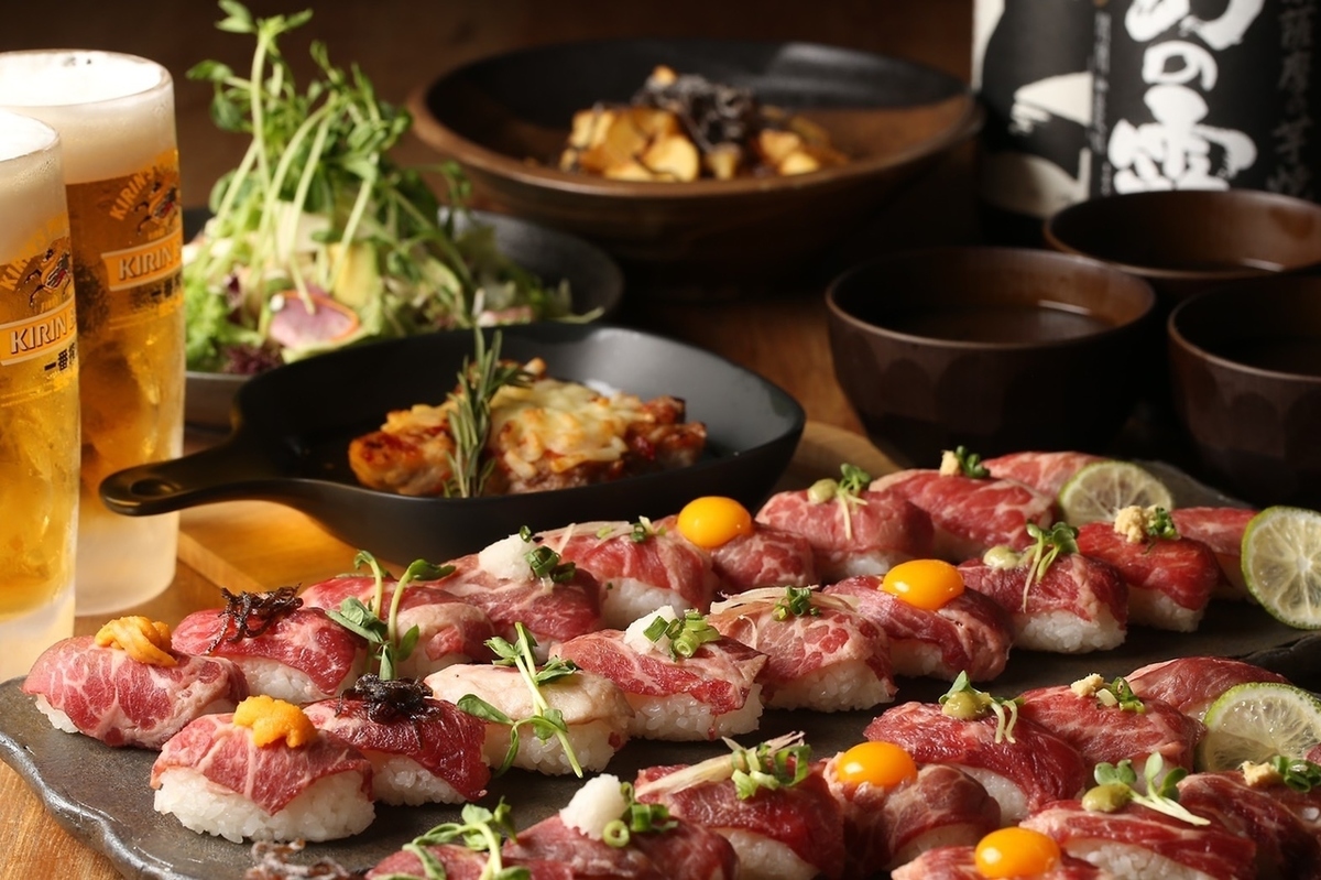 本山で当店だけ 炙り牛肉寿司食べ放題コース 1分l O の飲み放題付き 4000円 税込 スタンドバイミー Stand By Me 本山 本山で当店だけ 炙り牛肉寿司食べ放題コース 1分l O の飲み放題付き 4000円 税込 スタンドバイミー Stand By Me 本山